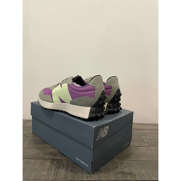 New Balance 327 Men Sz 10.5-12 Casual Retro Shoe Green White Sneaker Trainer NEW - Picture 5 of 13